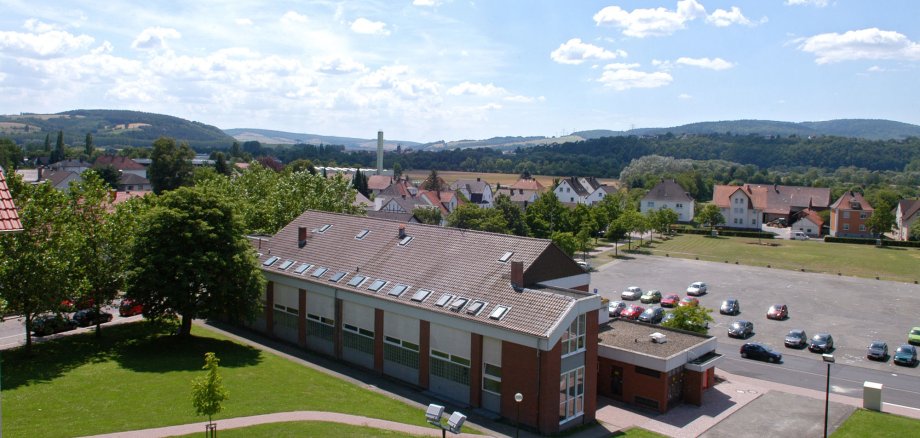 Feuerwehrgerätehaus von oben