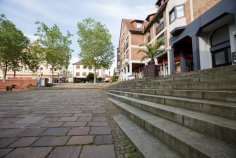 ISEK Soziale Stadt Bebra Der Rathausmarkt in seinem derzeitigen Zustand