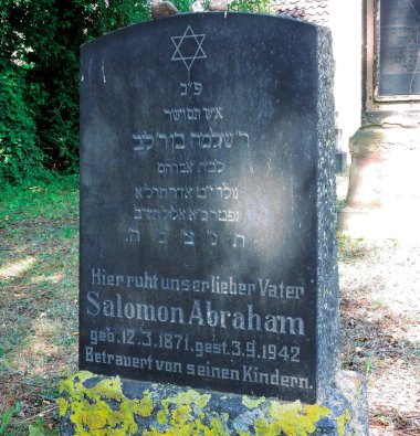 Grabstein Salomon Abrahams