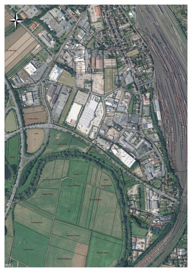 Luftbild Gewerbegebiet Süd